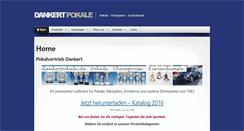 Desktop Screenshot of dankertpokale.de